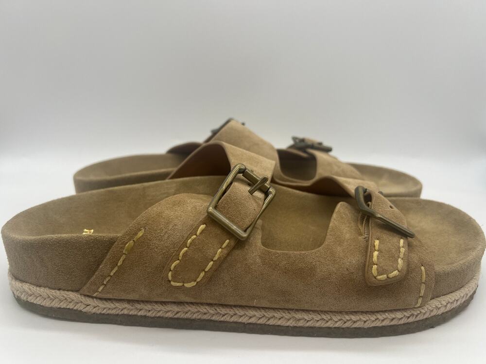 Polo Ralph Lauren Turbach Sandals Beige Suede Men Size 12D New